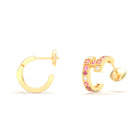 Boucles d’Oreilles Art Déco – Or Jaune 18 Carats & Diamants – Harmonie au Choix