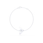 Bracelet Abeille or blanc 18 carats – pierre précieuse au choix