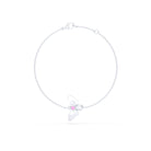 Bracelet Abeille or blanc 18 carats – pierre précieuse au choix