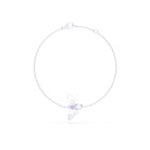 Bracelet Abeille or blanc 18 carats – pierre précieuse au choix
