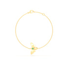 Bracelet Abeille or jaune 18 carats – pierre précieuse au choix