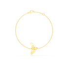 Bracelet Abeille or jaune 18 carats – pierre précieuse au choix
