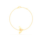 Bracelet Abeille or jaune 18 carats – pierre précieuse au choix
