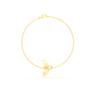 Bracelet Abeille or jaune 18 carats – pierre précieuse au choix