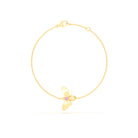 Bracelet Abeille or jaune 18 carats – pierre précieuse au choix