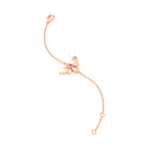 Bracelet Abeille or rose 18 carats – pierre précieuse au choix