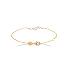 Bracelet branche de navettes en plaqué or et zircons