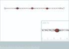 Bracelet chaîne figaro coccinelles enfant en argent 925, 16 cm