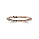 Bracelet coquillages beiges homme