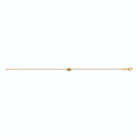 Bracelet grenouille verte enfant en plaqué or, 16 cm