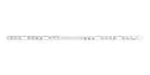 Bracelet identité maille figaro 1+3 en argent 925 18 cm