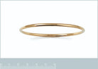 Bracelet jonc fil fin en plaqué or