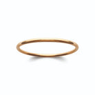 Bracelet jonc lisse en plaqué or