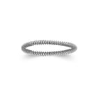 Bracelet jonc spirale en acier inoxydable