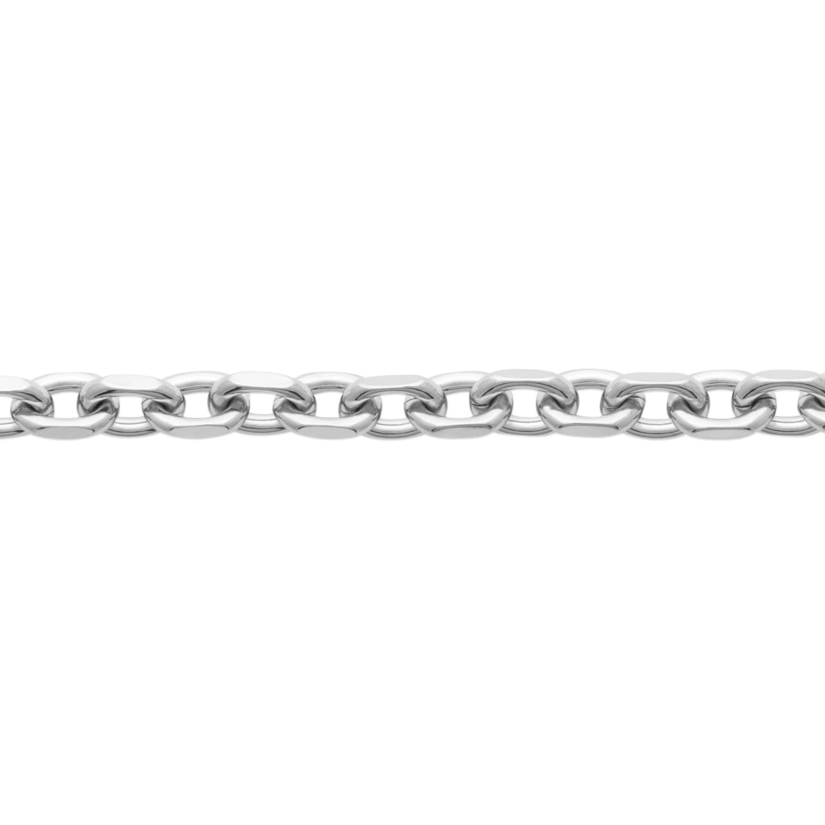 Bracelet maille forçat en plaqué argent