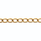 Bracelet maille gourmette large en acier PVD doré
