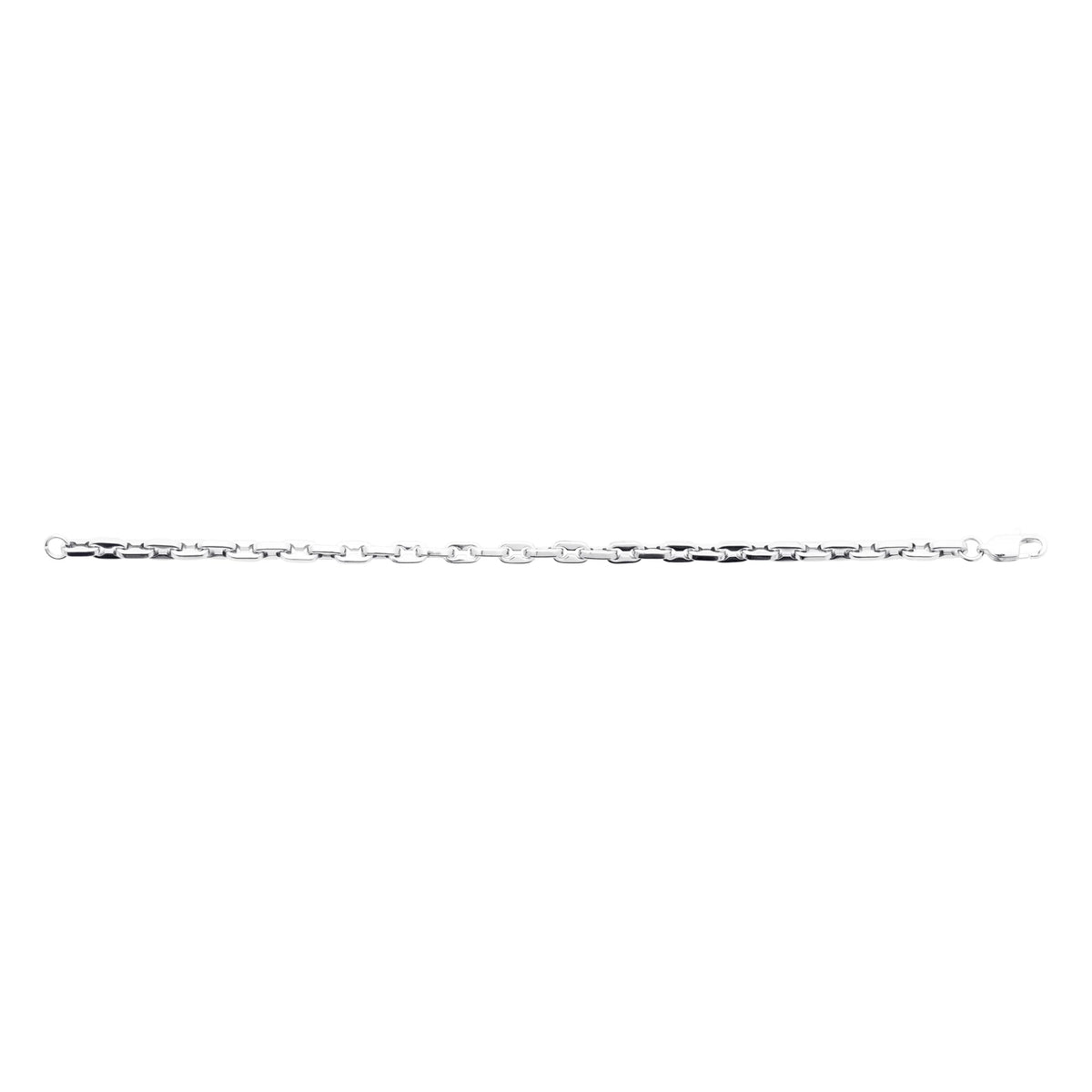 Bracelet maille marine en acier homme