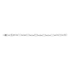 Bracelet maille marine large en acier homme