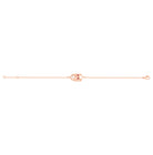 Bracelet Mélancolie en or rose 18 carats, masque théâtre triste