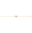 Bracelet Mélancolie en or rose 18 carats, masque théâtre triste