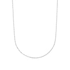 Chaîne maille Singapour 1,9 mm en argent 925 rhodié