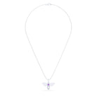 Collier Abeille en argent 950 et pierre fine ou précieuse au choix