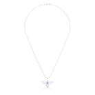 Collier Abeille en argent 950 et pierre fine ou précieuse au choix