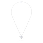Collier Abeille en or blanc 18 carats et pierre précieuse au choix