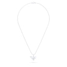 Collier Abeille en or blanc 18 carats et pierre précieuse au choix