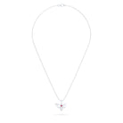Collier Abeille en or blanc 18 carats et pierre précieuse au choix