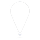 Collier Abeille en or blanc 18 carats et pierre précieuse au choix