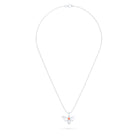 Collier Abeille en or blanc 18 carats et pierre précieuse au choix
