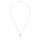 Collier Abeille en or blanc 18 carats et pierre précieuse au choix