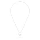 Collier Abeille en or blanc 18 carats et pierre précieuse au choix