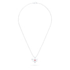 Collier Abeille en or blanc 18 carats et pierre précieuse au choix