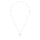 Collier Abeille en or blanc 18 carats et pierre précieuse au choix