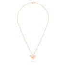 Collier Abeille en or rose 18 carats et pierre précieuse au choix