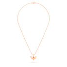 Collier Abeille en or rose 18 carats et pierre précieuse au choix