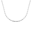 Collier chaîne fine en acier homme 60 cm