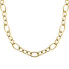 Collier Chaîne Maillons Ovales XL – Finition PVD Or Miroir