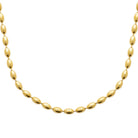 Collier Chaîne Maille Grain de Riz – Finition PVD Or Miroir