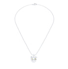 Collier Féline en Argent 950 et Pierres Précieuses