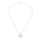 Collier Féline en Argent 950 et Pierres Précieuses