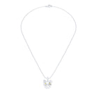 Collier Féline en Argent 950 et Pierres Précieuses
