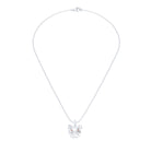 Collier Féline en Argent 950 et Pierres Précieuses