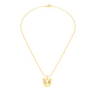 Collier Féline en Or Jaune 18k et Pierres Précieuses