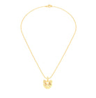Collier Féline en Or Jaune 18k et Pierres Précieuses