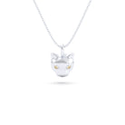 Collier “Féline” en Argent 950 et Pierres Fines – L'Éclat Indomptable
