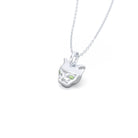 Collier “Féline” en Argent 950 et Pierres Fines – L'Éclat Indomptable Péridot