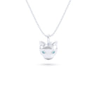 Collier “Féline” en Argent 950 et Pierres Fines – L'Éclat Indomptable